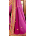 Tantalizing Pink Colored Embroidered Georgette Net Saree